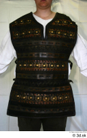  Photos Medieval Brown Vest on white shirt 1 Medieval Clothing a poses brown vest 0001.jpg